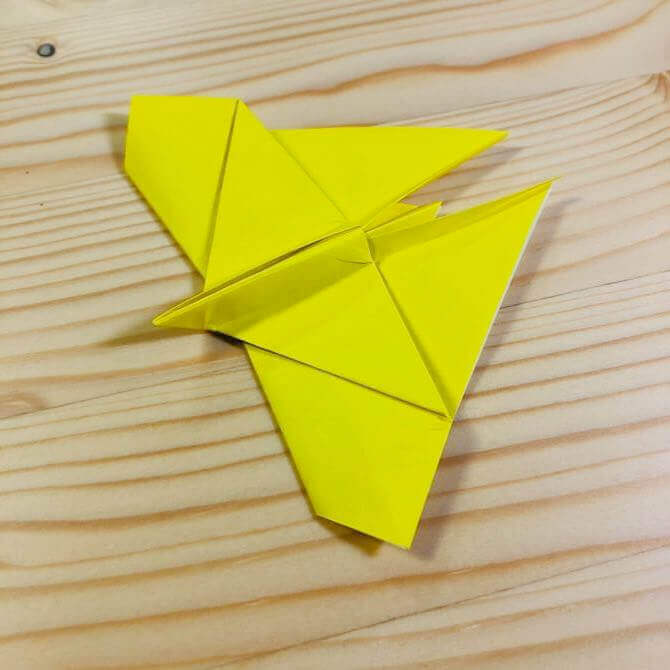 簡単折り紙 チョウチョウ の折り方 How To Fold Origami Butterfly