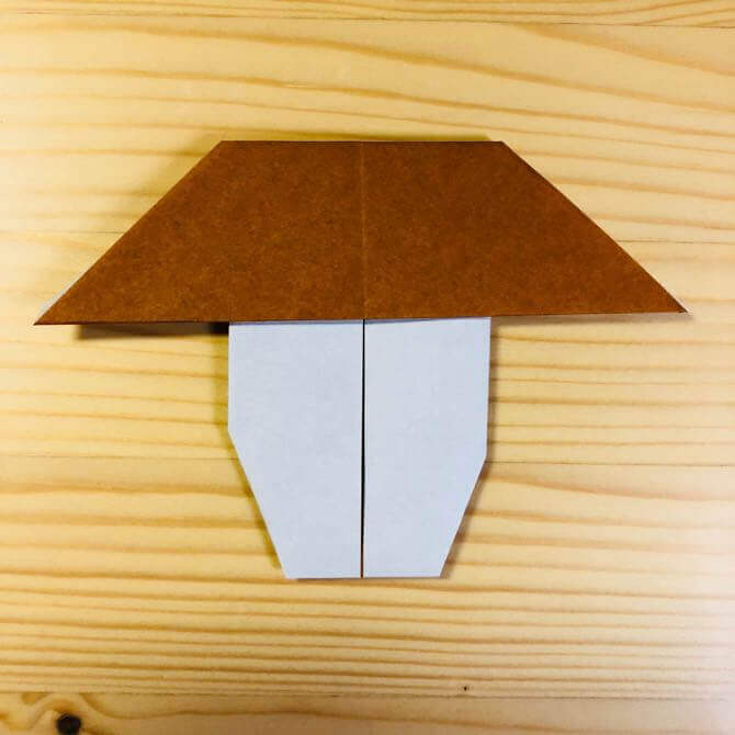 簡単折り紙 キノコ の折り方 How To Fold Origami Mushroom