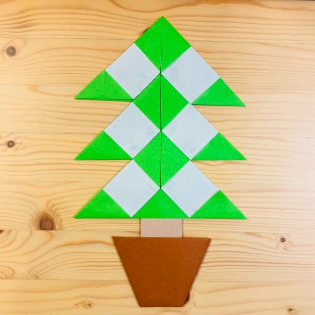 簡単折り紙 クリスマスツリー の折り方 How To Fold Origami Christmas Tree