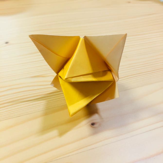 簡単折り紙 キツネ の折り方 How To Fold Origami Fox