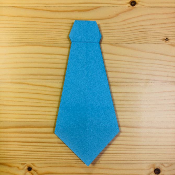 簡単折り紙 ネクタイ の折り方 How To Fold Origami Necktie