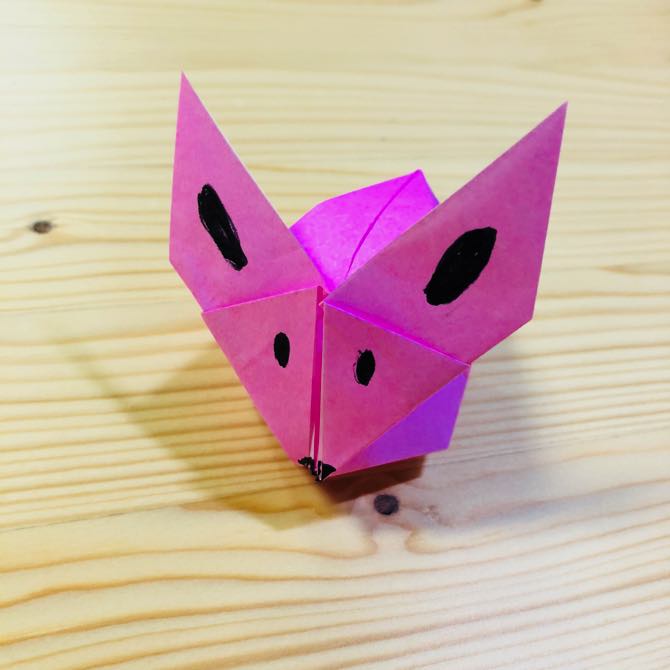 折り紙 うさぎ うさぎの折り紙。簡単に幼稚園や保育園の子供でも平面のかわいいウサギが作れます♪