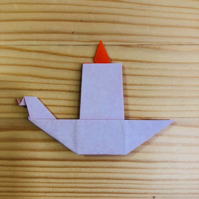 簡単折り紙 ロウソク の折り方 How To Make Origami Candle