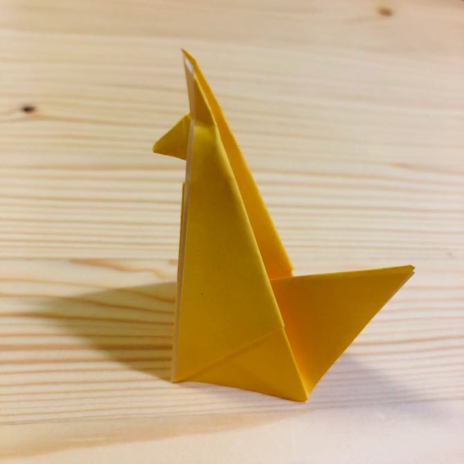 簡単折り紙 キツネ２ の折り方 How To Fold Origami Fox2
