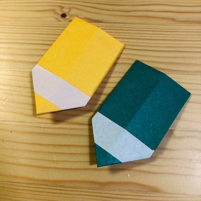 簡単折り紙 えんぴつ の折り方 How To Fold Origami Pencil