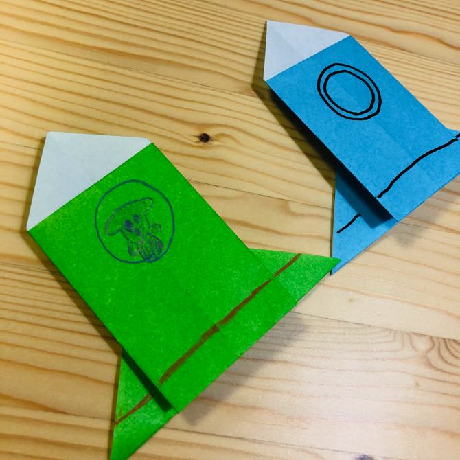 簡単折り紙『ロケット』の折り方｜How to fold origami “Rocket”