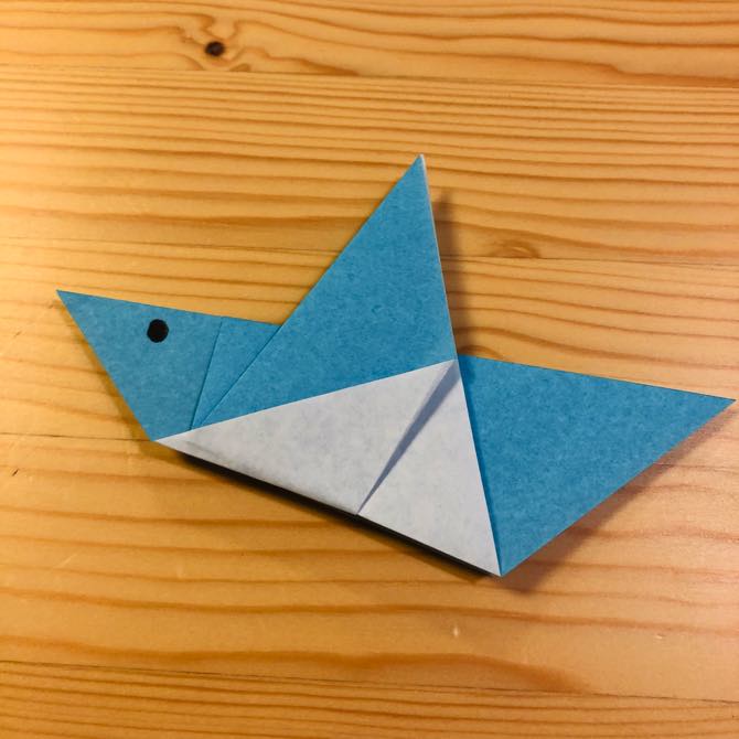 簡単折り紙 うぐいす の折り方 How To Fold Origami Japanese Nightingale