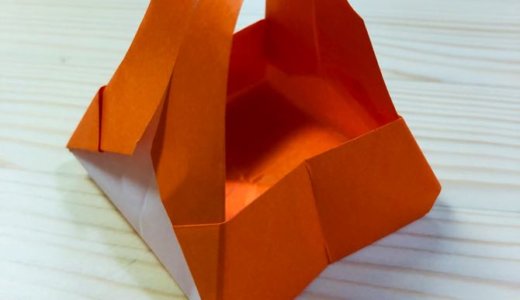 簡単折り紙『カゴ』の折り方｜How to fold origami “basket”