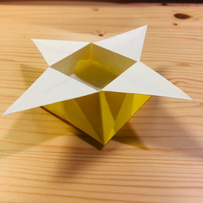 簡単折り紙 つのこう箱 の折り方 How To Fold Origami Box2