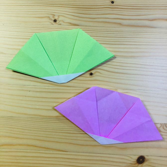 簡単折り紙 おうぎ の折り方 How To Fold Origami Fan