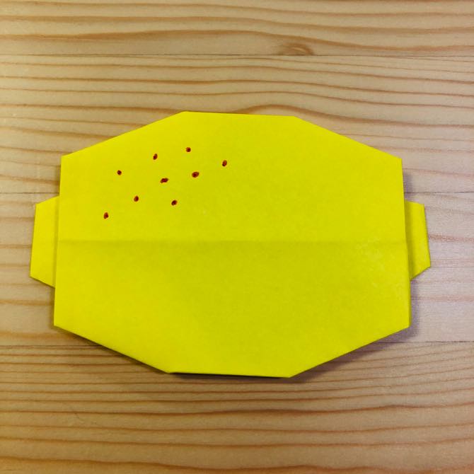 簡単折り紙 レモン の折り方 How To Fold Origami Lemon