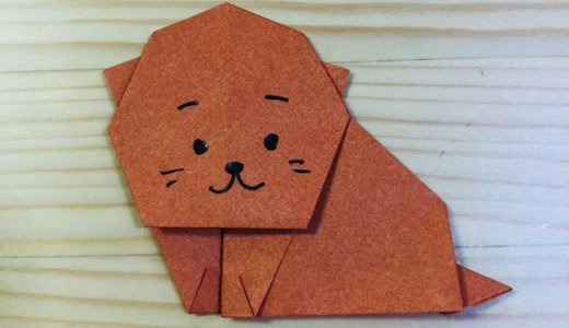 簡単折り紙『ねこ2』の折り方｜How to fold origami “Cat2”