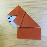 簡単折り紙 サル の折り方 How To Fold Origami Monkey