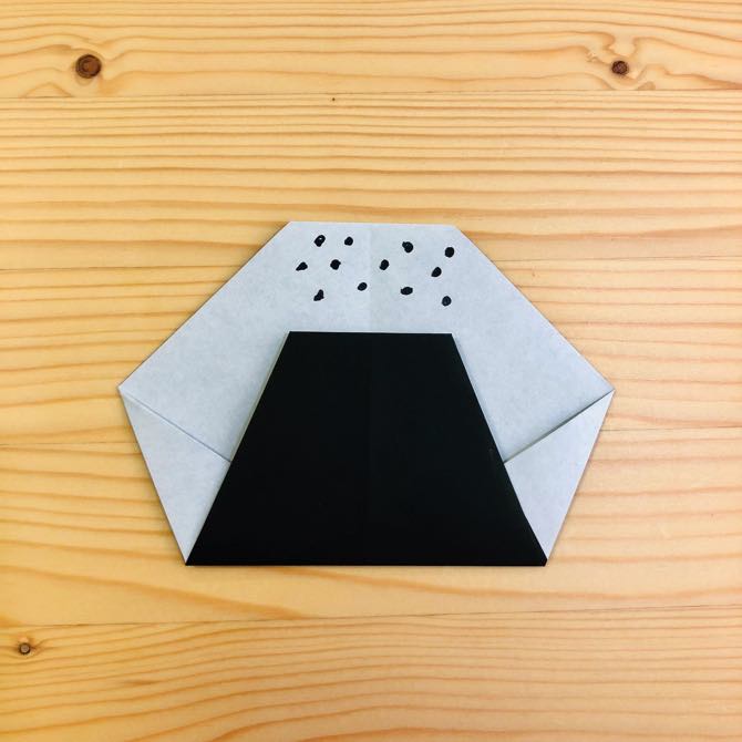 簡単折り紙 おにぎり の折り方 How To Fold Origami Riceball