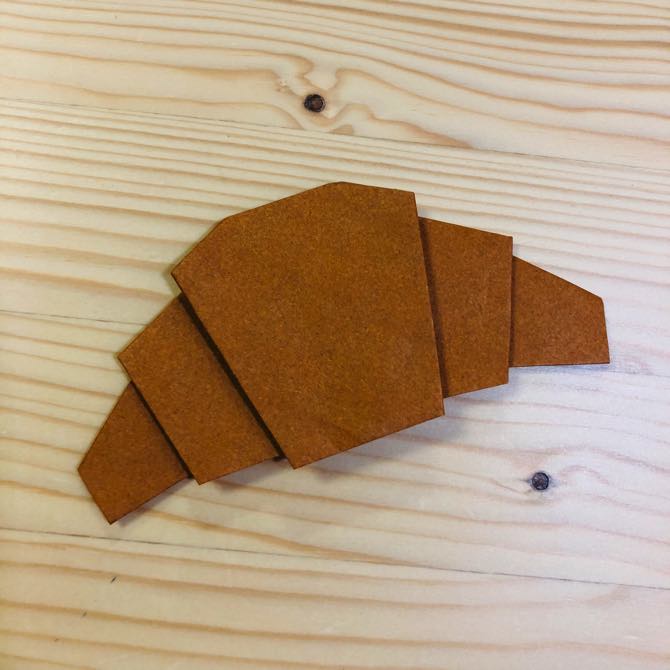 簡単折り紙 クロワッサン の折り方 How To Fold Origami Croissant