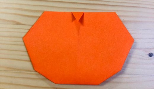 簡単折り紙『ミカン』の折り方｜How to fold origami “Orange”