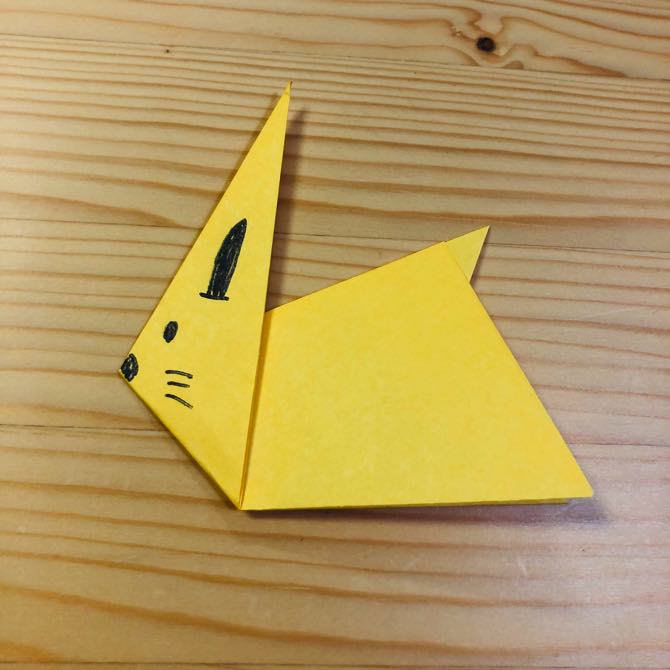 簡単折り紙 うさぎ5 の折り方 How To Fold Origami Rabbit5