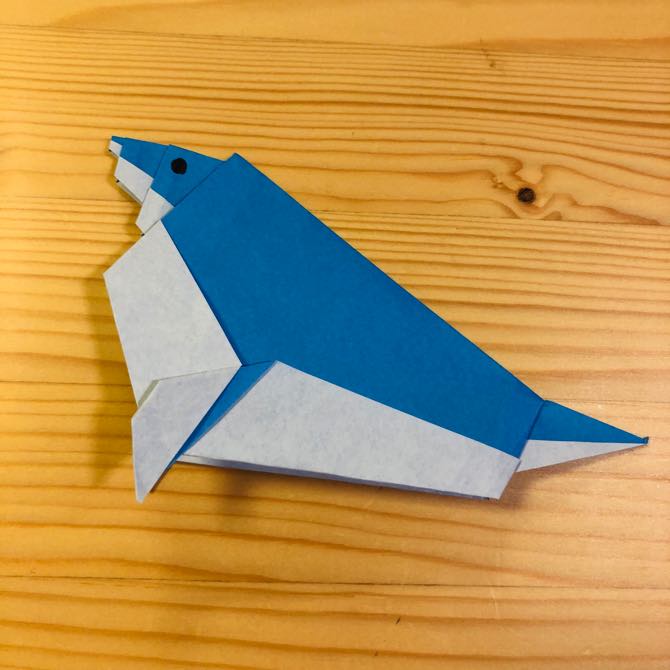 簡単折り紙 アザラシ の折り方 How To Fold Origami Seal