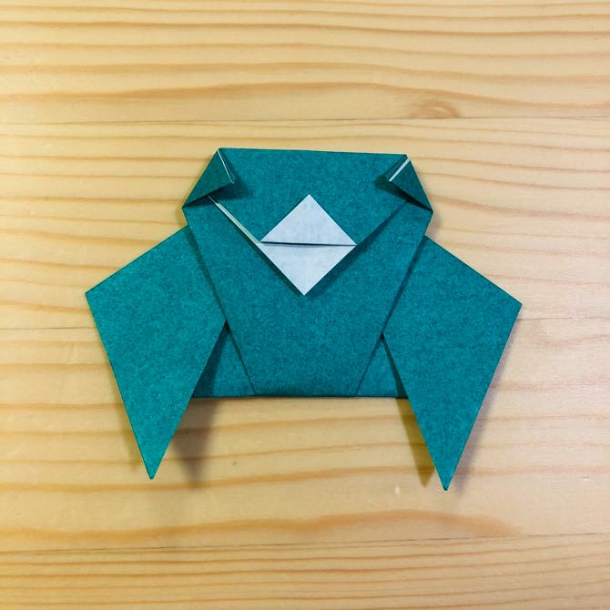 簡単折り紙 カエル3 の折り方 How To Fold Origami Frog3