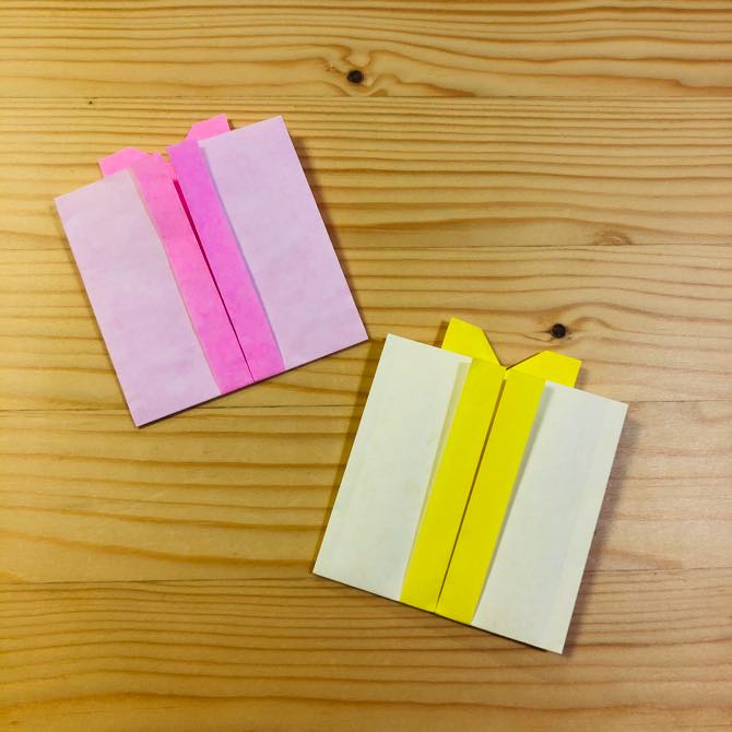 簡単折り紙 プレゼントボックス の折り方 How To Fold Origami Present Box