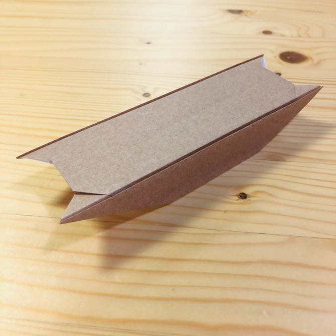 簡単折り紙 ソリ の折り方 How To Fold Origami Sled