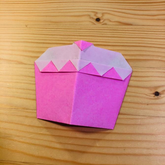 簡単折り紙 ケーキ3 の折り方 How To Fold Origami Cake3