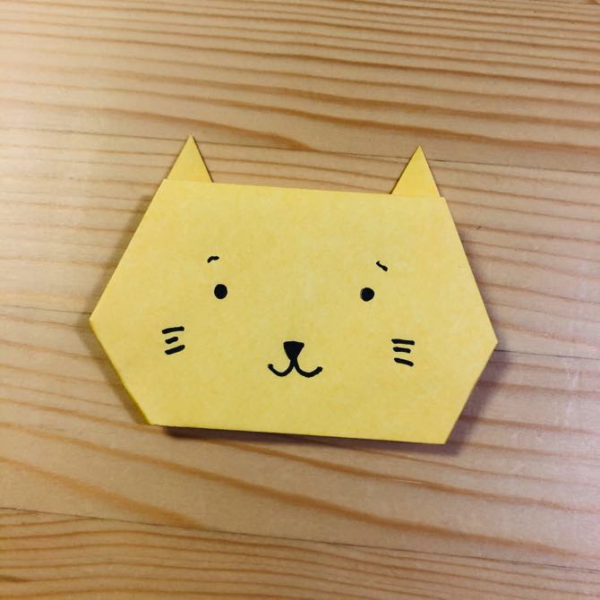 簡単折り紙 ねこ3 の折り方 How To Fold Origami Cat3