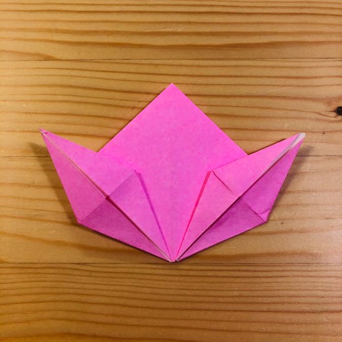 簡単折り紙 もも の折り方 How To Fold Origami Peach