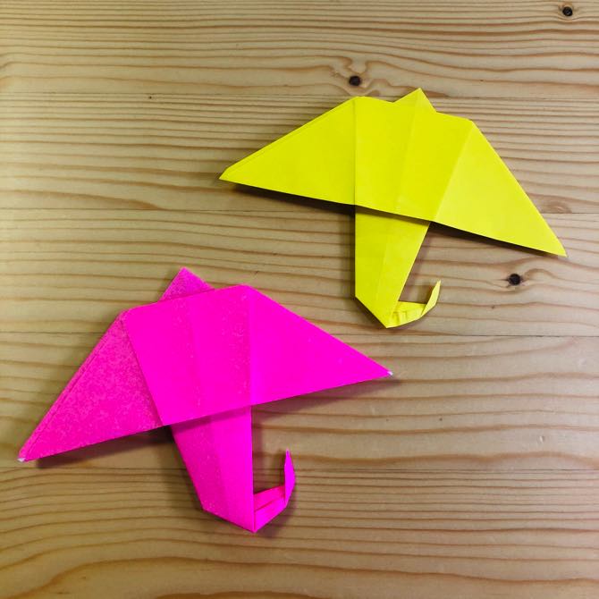 簡単折り紙 傘 の折り方 How To Fold Origami Umbrella