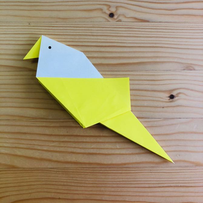 簡単折り紙 ことり の折り方 How To Fold Origami Bird