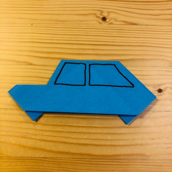 簡単折り紙 車3 の折り方 How To Fold Origami Car3