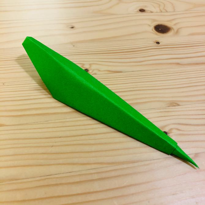 簡単折り紙 あおむし の折り方 How To Fold Origami Green Caterpillar