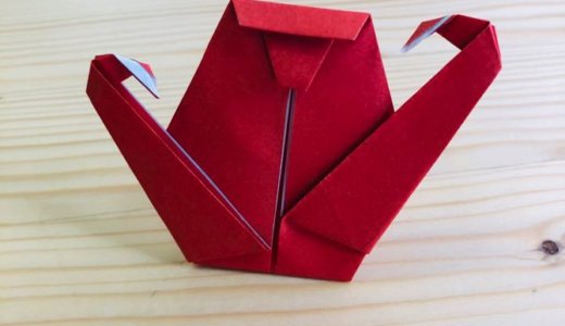 簡単折り紙『チンパンジー』の折り方｜How to fold origami “Chimpanzee”