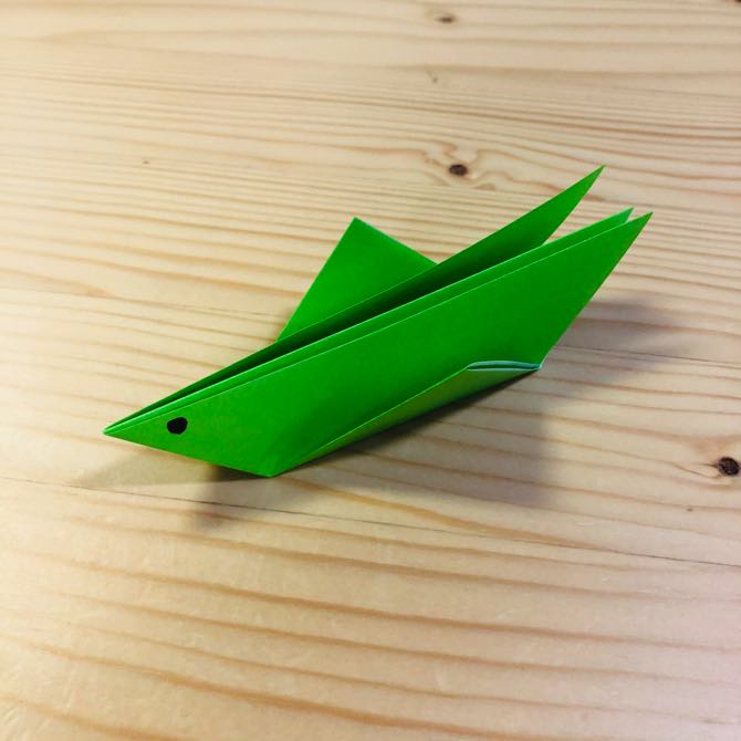 簡単折り紙 バッタ4 の折り方 How To Fold Origami Locust4