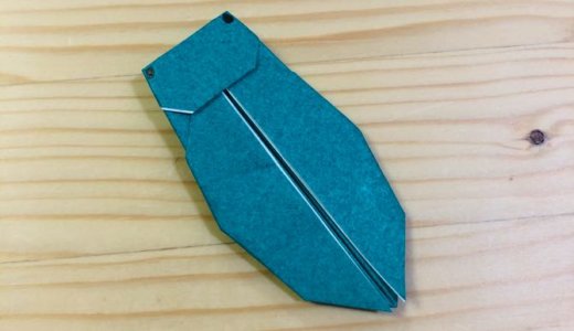 簡単折り紙『玉虫』の折り方｜How to fold origami “jewel beetle”