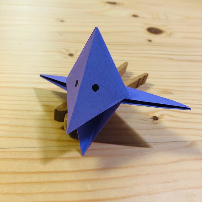 簡単折り紙 ぱくぱくからす の折り方 How To Fold Origami Pakupaku Crow