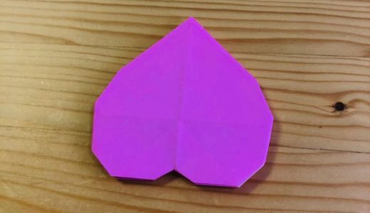簡単折り紙『もも2』の折り方｜How to fold origami “peach2”