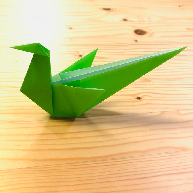 簡単折り紙 きじ の折り方 How To Fold Origami Pheasant