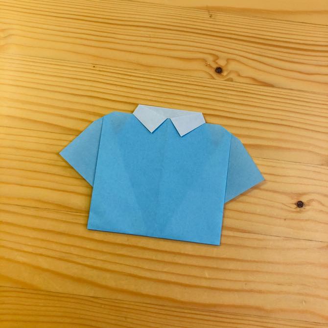 簡単折り紙 シャツ の折り方 How To Fold Origami Shirt