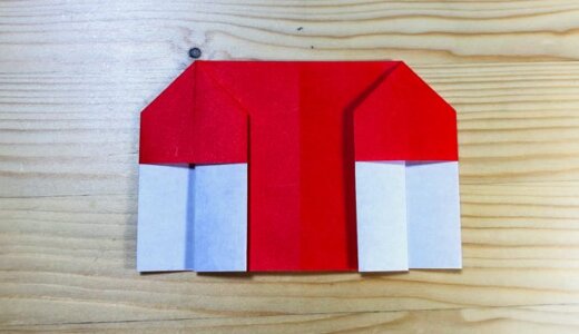 かんたん折り紙『おみせ』の折り方｜How to fold origami “Shop”
