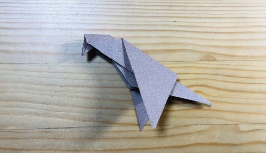 かんたん折り紙『たか』の折り方｜How to fold origami “Hawk”