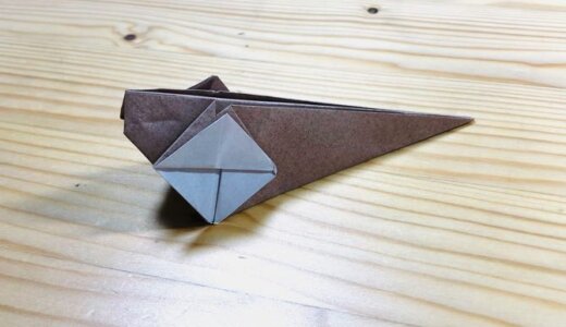 かんたん折り紙『むつごろう』の折り方｜How to fold origami “mudskipper”