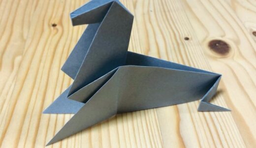 かんたん折り紙『あざらし2』の折り方｜How to fold origami “Seal2”